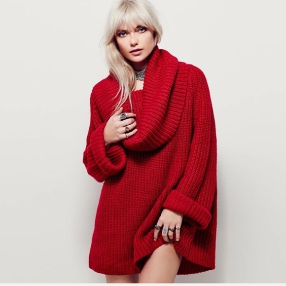 Plush Oversized Sweater TOP Extreme Cowlneck Cowl - Picture 4 of 6